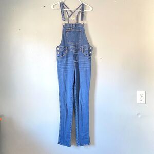 Universal Thread Blue Straight Leg Overalls